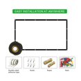 thumbnail image 3 of Foldable Projector Screen 100 120 Inch 16:9 HD PVC Fabric Projection Screen For Office Home Theater Outdoor Movie Cinema ,Easy to Use, 3 of 4