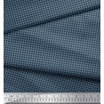 thumbnail image 3 of Soimoi Red Rayon Fabric Window Pane Check Print Fabric by the Yard 42 Inch Wide, 3 of 4