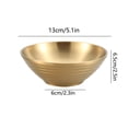 thumbnail image 3 of LSLJS Stainless Steel Bucket Bowl Ramen Bowl Japanese Cold Noodle Bowl Double Insulated Rice Bowl Loudspeaker Bowl Large Noodle Bowl, Stainless Steel Bowl, 3 of 6