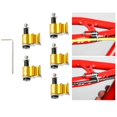 thumbnail image 3 of Thinsony Bike Cable Guide Brake Line Holder Hose Wire Clips Clamps Gold 21.5x20mm 1Set, 3 of 6