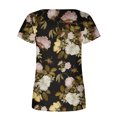 thumbnail image 5 of SMihono Hauts pour Femmes Été Chic Décontracté Mode Femme Imprimé Décontracté Col Rond Manches Courtes T-Shirt Ample Blouse Hauts T-Shirt Oversize pour Femmes, 5 of 5