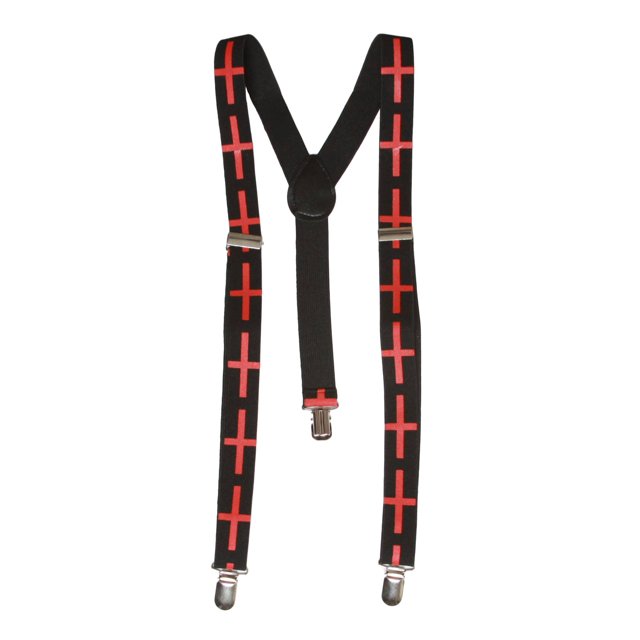 Cross 3 Clip Stretchable Suspenders 2 pack