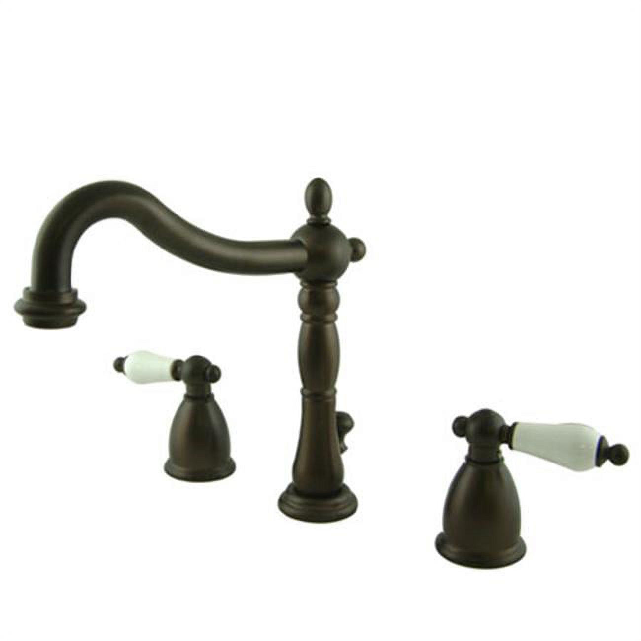 Kingston Brass Kb1975Pl Widespread Lavatory Faucet - Oil Rubbed Bronze Finish