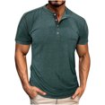 thumbnail image 1 of Wancir Chemises pour Hommes Liquidation Vente Mode Homme Chandail Décontracté Uni Manches Longues Col Rond Blouses, 1 of 5