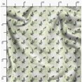 thumbnail image 2 of Soimoi Green Cotton Voile Fabric Tree Animal Decor Fabric Printed Yard 58 Inch Wide, 2 of 6