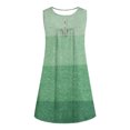 thumbnail image 4 of BEFOKA Robe pour Femme Grande Taille, Liquidation de Robes d'Été pour Femmes, Robe Sans Manches à Encolure Ronde pour Femme, Imprimée Fragmentée de Couleurs, à Boutons, à Enfiler, 4 of 5