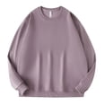 thumbnail image 1 of Ketyyh-chn99 Chandail à Col Rond pour Homme à Manches Longues Décontracté Chaud en Molleton Chandail à Col Rond pour Homme à Manches Longues Décontracté Chaud en Laine Chandail Violet Pâle,5TG, 1 of 4