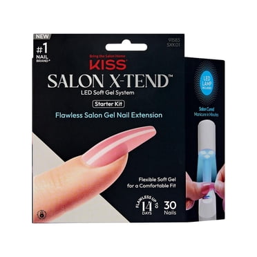 KISS Salon X-tend Système de Gel Souple LED, Teinte, Cercueil Moyen