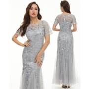 FcBaudy Short Sleeve Round-Neck Ankle Dress,Womens Dresses,Summer Dresses for Women Women Fashion Lace Patchwork Strap Night Dress Lacework Sling Dresses Women Dress
