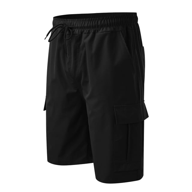 Diufon Men's Hiking Cargo Shorts Casual Printed Spring Summer Drawstring Outdoor Sport Shorts with Pockets