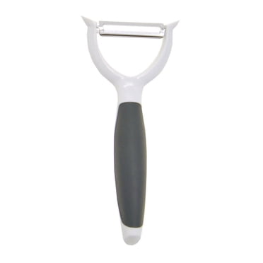Starfrit Ultra Sharp Razor Peeler, Straight Blade, Ergonomic Handle, Protective Cover Included, Perfect for Carrots, Potatoes, Cucumbers, Apples, Dishwasher Safe, Eye Remover