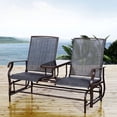 thumbnail image 1 of Outsunny Chaises connectées à l'extérieur pour deux, 1 of 10