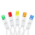 thumbnail image 3 of Novelty Lights 4x6 Multicolor LED Net Lights, 100 LEDs on White Wire, 3 of 5
