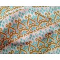 thumbnail image 4 of oneOone Silk Tabby Fabric Swirl Ikat Printed Fabric 1 Yard 42 Inch Wide, 4 of 4
