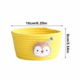 thumbnail image 3 of Home Textile Storage Clearance Small Woven Basket Cute Blue Rope Basket Cotton Basket Room Storage Basket Cute Animal Design, Home Textile Home Textile Storage, 3 of 4