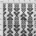 thumbnail image 3 of oneOone Viscose Chiffon Black Fabric Aztech Fabric For Sewing Printed Craft Fabric By The Yard 42 Inch Wide, 3 of 4