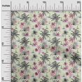 thumbnail image 2 of oneOone Rayon Light Yellow Fabric Sea Life Pattern Sewing Material Print Fabric By The Yard 56 Inch Wide, 2 of 5