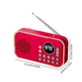 thumbnail image 3 of Portable Bluetooth Stereo Speaker Bluetooth Stereo Plug-In Usb Memory Stick Radio Portable Music Radio Speaker Trendy Design Compact and Portable Ultra-Long Battery Life Multiple Play Modes, 3 of 8