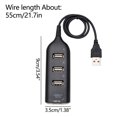 thumbnail image 3 of hoksml Office Fournit un Répartiteur USB2.0 à Haute Vitesse à Brancher, Prend en Charge HUB HUB à Commutation à Chaud, Extension USB un pour Quatre, Liquidation, 3 of 3