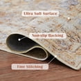 thumbnail image 4 of RUGKING Area Rug 2x3 Indoor Entryway Vintage Red Print Carpet Distressed Chenille Thin Mat Foldable Non Slip Accent Rug for Kitchen Living Room, 4 of 5