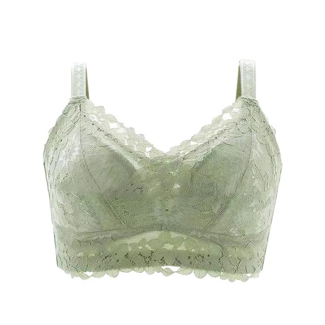 Women‘s Solid Color Ultra Thin Bra Anti Sag Minimizing Effect Wire Back Smoothing Side Support Lingerie