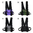 thumbnail image 4 of Men Women Chest Rig Bag Multi-pocket Vest Hip Hop Streetwear Functional Harness Chest Rig Pack Adjustable Waist Bag, 4 of 11