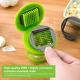 thumbnail image 4 of Outil de Cuisine Multifonction pour Ail avec Broyeur, Trancheur, Râpe et Contenant de Rangement Intégré pour Légumes Frais, 4 of 6
