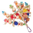 thumbnail image 1 of CUITING Toy Bird Toys Swing Foraging Chew Parakeet Parrot Tearing Delicate Wooden, 1 of 6