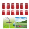 thumbnail image 3 of 12 Pcs Bagues de Fer de Golf pour Embouts de Ferrules Embout Conique Taille.355 Embouts Rouges, 3 of 9