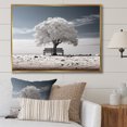 thumbnail image 1 of Designart Large Tree Gold framed wall art, Grey White Tree Contemplation , Trees framed wall art decor, Grey Traditional Gold framed wall art, 44x34 inches Gold Frame, 1 of 5
