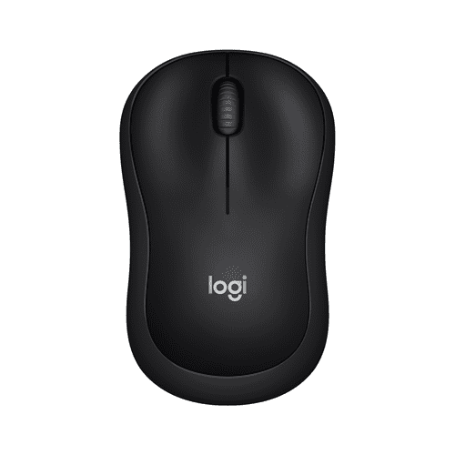 Logitech Silent Wireless Ambidextrous Mouse with USB Receiver Black