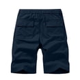 thumbnail image 3 of KIHOUT Mens Casual Athletic Shorts - Cotton Summer Beach Solid Color Golf Cargo Shorts with Multi Pockets, 3 of 3