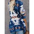 thumbnail image 3 of Womens Fashion Open Front Long Sleeve Cardigans Sweaters Coats with Pockets（Blue,XL）, 3 of 3