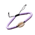 thumbnail image 1 of 1 Ensemble de Bracelets Tressés Fabriqués à la Main Confortable Cordon Réglable Bracelet Exotique Adolescent Filles Accessoire de Mode pour la Robe Quotidienne Violet, 1 of 8