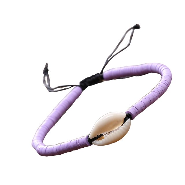 1 Ensemble de Bracelets Tressés Fabriqués à la Main Confortable Cordon Réglable Bracelet Exotique Adolescent Filles Accessoire de Mode pour la Robe Quotidienne Violet