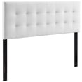 thumbnail image 2 of Modway Lily Queen Biscuit Tufted Performance Velvet Headboard, White, 2 of 2