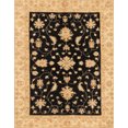 thumbnail image 1 of Ahgly Company Indoor Rectangle Abstract Bakers Brown Oriental Area Rugs, 7' x 10', 1 of 6