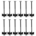 thumbnail image 1 of OULII 12pcs Trampoline Anchors Set Galvanized Steel Screws for Homeowners, 1 of 8