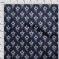thumbnail image 3 of oneOone Cotton Flex Fabric Leaves & Floral Block Print Fabric BTY 40 Inch Wide, 3 of 4