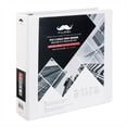 thumbnail image 1 of Moustache PVC 3-Hole View Binder, Letter Size, White - 2" D/3" D, 1 of 6