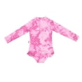 thumbnail image 4 of Kids Girl Rash Guard Swimwear Summer Long Sleeve Sun Protection Bathing Suits for Girls 8-9 Years, 4 of 6