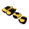 thumbnail image 2 of Bottes de Tendon de Cheval, Réglable PU Shell Bottes de Tendon de Cheval de Libération Rapide pour l'Équitation Amortisseur Protection de Saut Jaune, 2 of 8