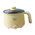 thumbnail image 3 of Tnarru Electric Cooking Pot Raman Cooker Stainless Steel Mini Travel Cooker Portable Cooking Pot for Dumpling Steak Soup Fry Oatmeal without steamer, 3 of 8