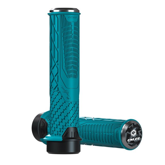 Dalazy Bike Handlebar Grips Hand Grip Cycle Road Mountain Bike Red Peacock Blue