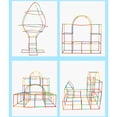 thumbnail image 4 of Building Blocks Sticks Kids DIY Interlocking Building Construction Toy Set Early Learning Plastic Engineering Building Blocks Sticks, 4 of 8