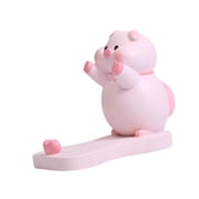 Miulika Animal Phone Stand Resin Desk Phone Stand for All Mobile Phones Desk Bedroom Without Glasses