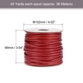thumbnail image 2 of Unique Bargains Beading Thread Bracelet Weave Bead Craft Cord 5mm 36M/Roll (40-Yards) Decorative String, Wine Red, 2 of 7