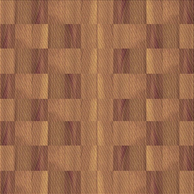 Ahgly Company Tapis d'Intérieur Lavables en Machine, Carrés Transitionnels, Marron Acajou, 4' Carré