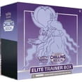 thumbnail image 1 of Pokemon Sword & Shield Règne Glacial SHADOW Rider Calyrex Coffret d'Entraîneur Élite (8 Paquets Booster, 65 Protège-Cartes, 45 Cartes Énergie et Plus), 1 of 4
