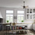 thumbnail image 4 of Hunter Fan Company Devon Park 52 Inch Ceiling Fan w/ 3 Lights, Onyx Bengal, 4 of 7